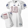 # Women New York Giants #10 Eli Manning Zebra Field Flirt 2012 Super Bowl XLVI Jersey White # Women New York Giants #10 Eli Manning Zebra Field Flirt 2012 Super Bowl XLVI Jersey White