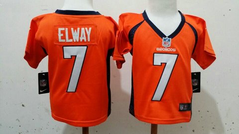2-6 Kids John Elway Denver Broncos #7 Orange Kids Jersey 2-6 Kids John Elway Denver Broncos #7 Orange Kids Jersey