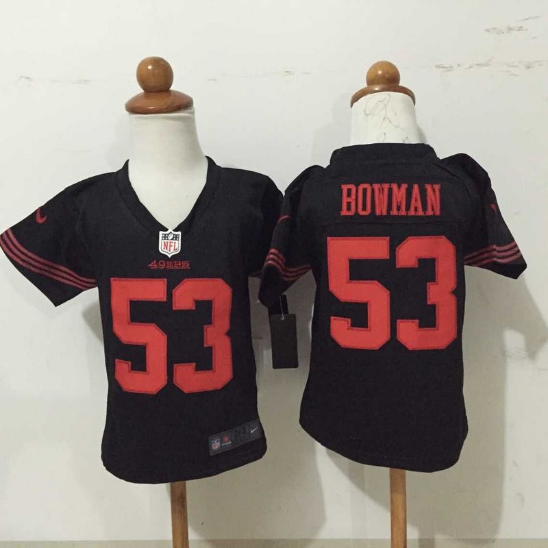 2-6 Kids Navorro Bowman San Francisco 49ers #53 Black Jersey 2-6 Kids Navorro Bowman San Francisco 49ers #53 Black Jersey