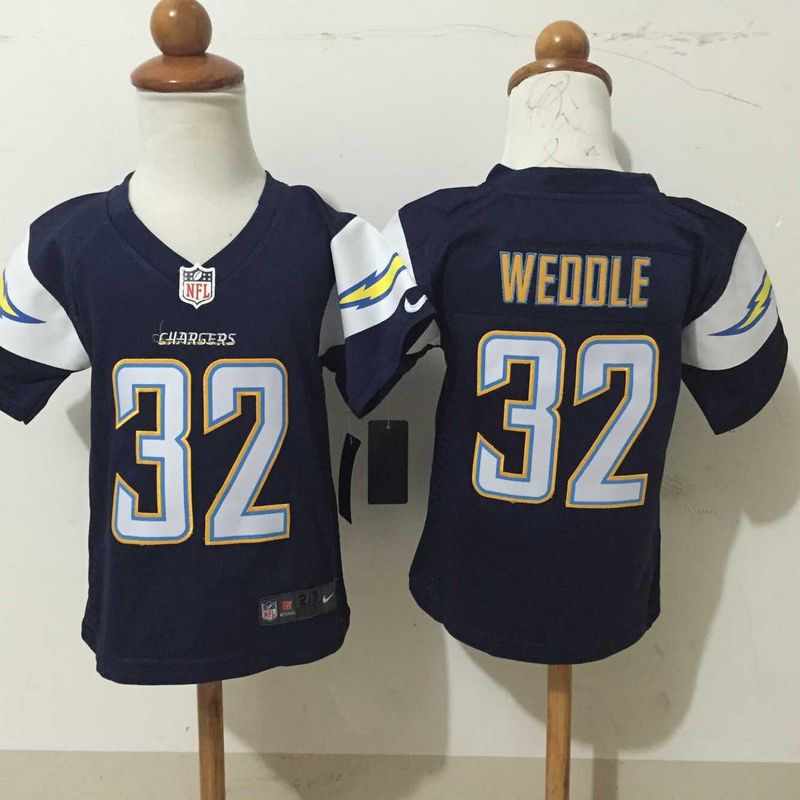 2-6 Kids San Diego Chargers #32 Eric Weddle Blue Jersey 2-6 Kids San Diego Chargers #32 Eric Weddle Blue Jersey