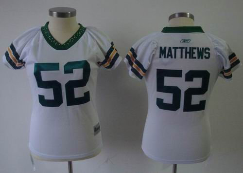 2010 Women Field Flirt Fashion Jersey Green Bay Packers 52 Clav Matthews jersey white 2010 Women Field Flirt Fashion Jersey Green Bay Packers 52 Clav Matthews jersey white