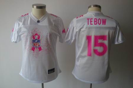 2011 Breast Cancer Awareness Women Fashion Denver Broncos 15 Tim Tebow white Jerseys 2011 Breast Cancer Awareness Women Fashion Denver Broncos 15 Tim Tebow white Jerseys