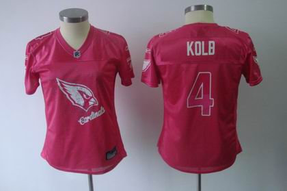 2011 Women FEM FAN Arizona Cardinals 4 Kevin Kolb red Team Color Jersey