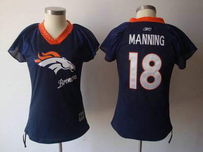 2011 Women Field Flirt Fashion Jersey Denver Broncos 18 Peyton Manning blue Jersey 2011 Women Field Flirt Fashion Jersey Denver Broncos 18 Peyton Manning blue Jersey
