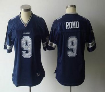 2011 Women TEAM Jersey Dallas Cowboys 9 Tony Romo Blue Team jerseys 2011 Women TEAM Jersey Dallas Cowboys 9 Tony Romo Blue Team jerseys