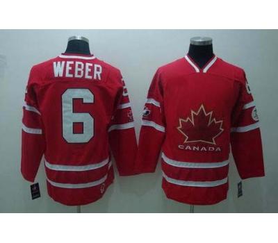 nhl team canada #6 weber 2010 olympic red nhl team canada #6 weber 2010 olympic red
