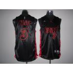 miami heat #3 wade black new miami heat #3 wade black new