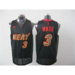 miami heat #3 wade black miami heat #3 wade black