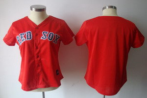 Women Boston Red Sox Blank red Jersey Women Boston Red Sox Blank red Jersey