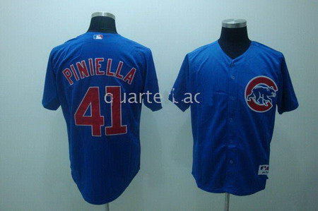 chicago Cubs 41 PINIELLA blue baseball Jerseys chicago Cubs 41 PINIELLA blue baseball Jerseys