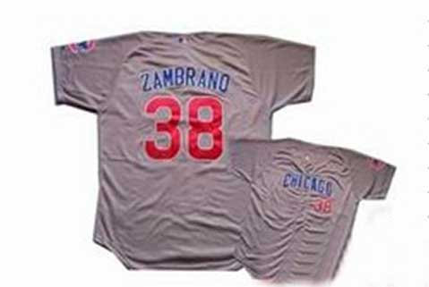 MLB Majestic Chicago Cubs 38 Zambrano Grey Baseball Jersey MLB Majestic Chicago Cubs 38 Zambrano Grey Baseball Jersey