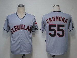 MLB Jerseys Cleveland Indians 55 Carmona Grey Cool MLB Jerseys Cleveland Indians 55 Carmona Grey Cool