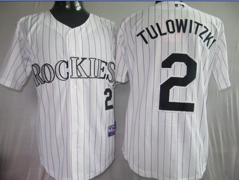 Colorado Rockies 2 Tulowitzki White jerseys Colorado Rockies 2 Tulowitzki White jerseys