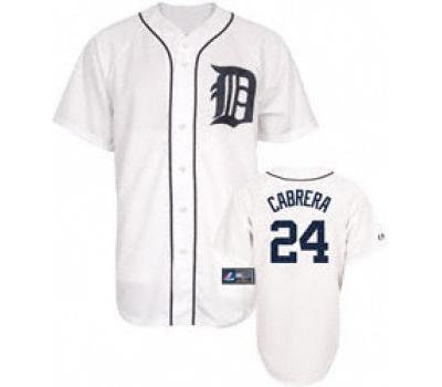 Detroit Tigers 24 Miguel Cabrera White Detroit Tigers 24 Miguel Cabrera White