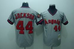Anaheim Angels 44 Reggie jackson grey Jersey Mitchell and ness Anaheim Angels 44 Reggie jackson grey Jersey Mitchell and ness