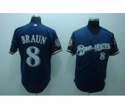 mlb milwaukee brewers #8 braun blue mlb milwaukee brewers #8 braun blue