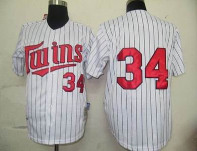Minnesota Twins 34 puckett White MN Minnesota Twins 34 puckett White MN