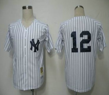 New York Yankees 12 White M&N