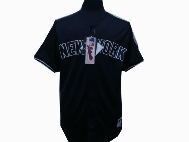 mlb new york yankees #46 pettitte black(2009 logo) mlb new york yankees #46 pettitte black(2009 logo)