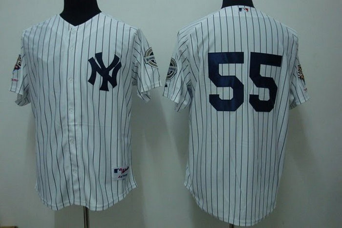 mlb new york yankees #55 matsui white(2009 logo) mlb new york yankees #55 matsui white(2009 logo)