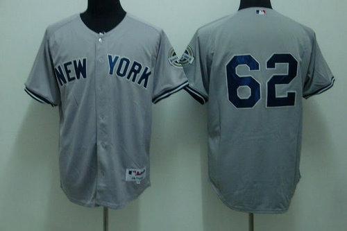 mlb new york yankees #62 chamberlain grey(2009 logo) mlb new york yankees #62 chamberlain grey(2009 logo)