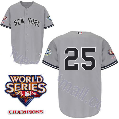 New York Yankees 25 Mark Teixeira Grey Youth Jersey New York Yankees 25 Mark Teixeira Grey Youth Jersey