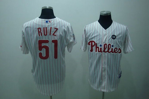 MLB Jersey Philadelphia Phillies #51 RUIZ Home Jersey MLB Jersey Philadelphia Phillies #51 RUIZ Home Jersey