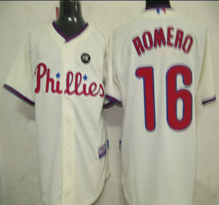 MLB Jerseys Philadephia Phillis 16 Romero cream MLB Jerseys Philadephia Phillis 16 Romero cream