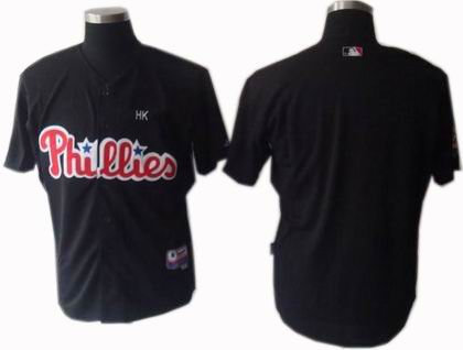 Philadelphia Phillies blank jerseys black Philadelphia Phillies blank jerseys black