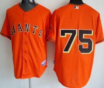 San Fransico Giants #75 Barry Zito Cool Base Orange Jersey San Fransico Giants #75 Barry Zito Cool Base Orange Jersey
