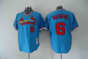 St Louis Cardinals 6 Stan Musial blue Jerseys St Louis Cardinals 6 Stan Musial blue Jerseys