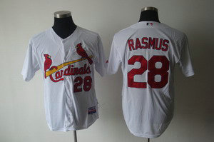 St. Louis Cardinals 28 rasmus White Jersey St. Louis Cardinals 28 rasmus White Jersey