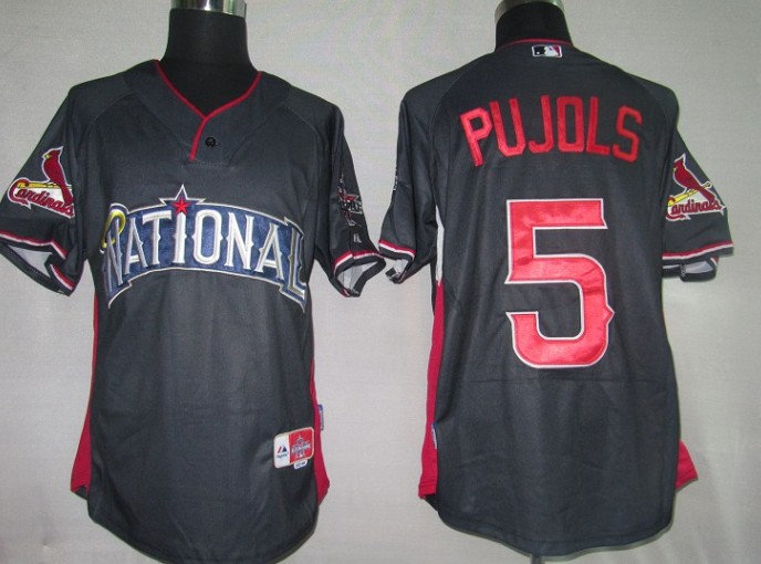 St.Louis Cardinals 5# pujols Navy Blue【2010 ALL STAR St.Louis Cardinals 5# pujols Navy Blue【2010 ALL STAR