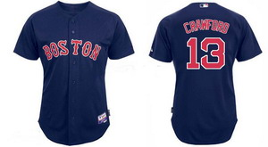 Boston Red Sox 13 Carl Crawford Blue Baseball Jerseys Boston Red Sox 13 Carl Crawford Blue Baseball Jerseys