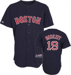 Josh Beckett Adult 2009 Navy 19 Boston Red Sox Josh Beckett Adult 2009 Navy 19 Boston Red Sox