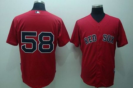 MLB Jerseys Boston Red Sox #58 papelbon red(cool base) MLB Jerseys Boston Red Sox #58 papelbon red(cool base)