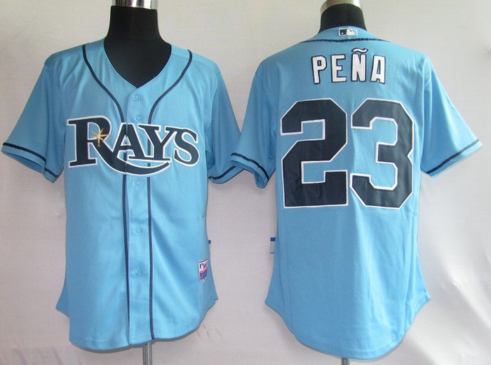 MLB Jerseys Tampa Bay Rays 23# PENA LT Blue MLB Jerseys Tampa Bay Rays 23# PENA LT Blue