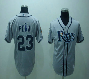 Tampa Bay Rays #23 PENA Grey Jersey Tampa Bay Rays #23 PENA Grey Jersey
