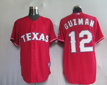 Texas Rangers 12# GUZMAN RED Texas Rangers 12# GUZMAN RED