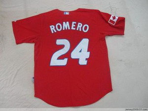 Toronto Blue Jays 24 Romero Red Jerseys Toronto Blue Jays 24 Romero Red Jerseys