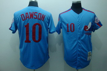 Washington Nationals 10 Dawson Blue Jerseys Throwback Washington Nationals 10 Dawson Blue Jerseys Throwback