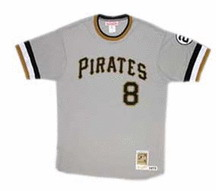 Pittsburgh Pirates 8 Stargel M&N grey Jerseys Pittsburgh Pirates 8 Stargel M&N grey Jerseys