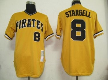 Pittsburgh Pirates 8 Willie Stargell Yellow Jersey Pittsburgh Pirates 8 Willie Stargell Yellow Jersey
