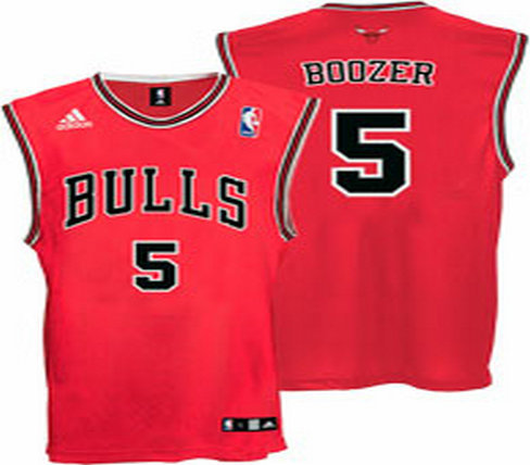 Chicago Bulls #5 Boozer Red Jersey Chicago Bulls #5 Boozer Red Jersey