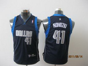 kids Dallas Mavericks 41 Dirk Nowitzki BLUE kids Dallas Mavericks 41 Dirk Nowitzki BLUE