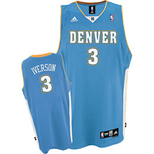 Denver Nuggets #3 Allen Iverson Swingman Road blue Denver Nuggets #3 Allen Iverson Swingman Road blue