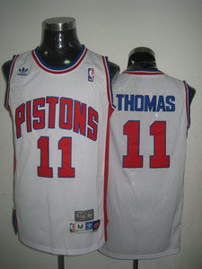 Detroit Pistons 11 Isiah Thomas white Swingman Jersey Detroit Pistons 11 Isiah Thomas white Swingman Jersey