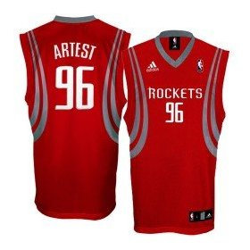 Houston Rockets Ron Artest #96 red jersey Houston Rockets Ron Artest #96 red jersey