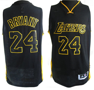 Los Angeles Lakers #24 Kobe Bryant Black Fashion Stitched Swingman Jersey Los Angeles Lakers #24 Kobe Bryant Black Fashion Stitched Swingman Jersey