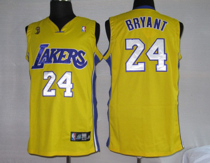 NBA Jersey Los Angeless Lakers 24# Kobe Bryant Yellow NBA Jersey Los Angeless Lakers 24# Kobe Bryant Yellow